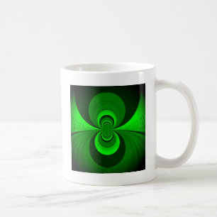 Taza De Café Resumen Modelo luminoso Groovy Kaleidoscope