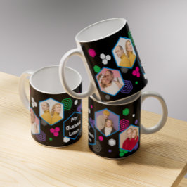 Taza De Café Resumen moderno Día del Padre del Collage de fotos