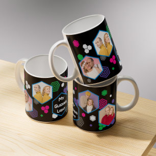 Taza De Café Resumen moderno Día del Padre del Collage de fotos