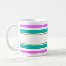 Taza De Café Resumen moderno rayado elegante elegante diversión
