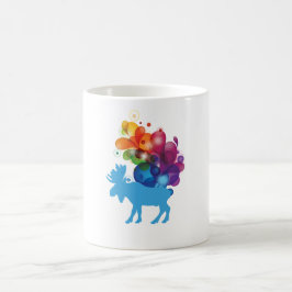Taza De Café Resumen Moose Mug