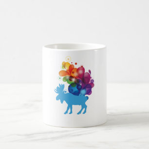 Taza De Café Resumen Moose Mug