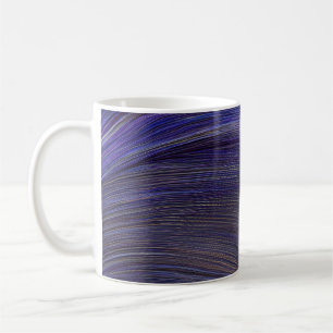 Taza De Café Resumen Olas fracturadas de la capa marina 31