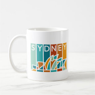 Taza De Café Resumen Ópera de Sidney para los amantes de los vi