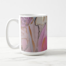 Taza De Café Resumen Pastel Floral