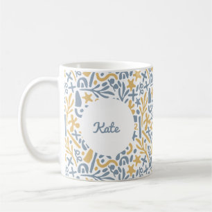 Taza De Café Resumen pastel lindo y personalizado