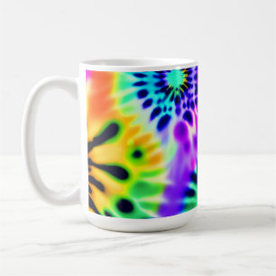 Taza De Café Resumen Patrón de adiestramiento de tinte