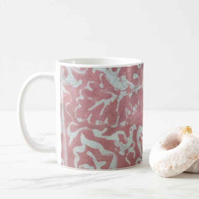 Taza De Café Resumen Patrón de arte Marble Café Mug (Con donut)