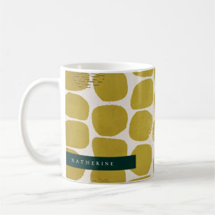 Taza De Café Resumen Patrón Modish Holiday Café Mug