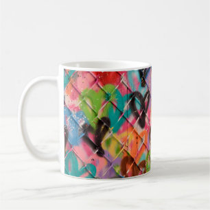 Taza De Café Resumen Pintar pintura Textura de fondo, calle,