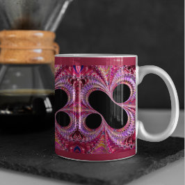 Taza De Café Resumen Porcentaje de fractal de Rótulo