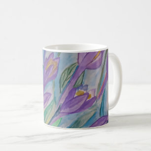 Taza De Café Resumen Primavera Crocus Mug