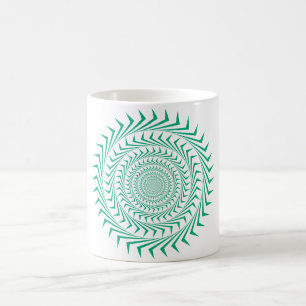 Taza De Café Resumen Sun Vortex Café Mug
