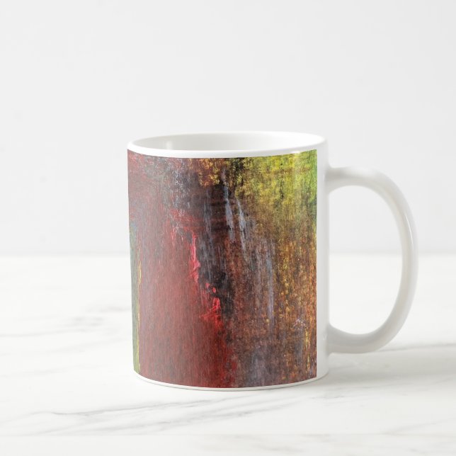 Taza De Café Resumen textual del arcoiris (Derecha)