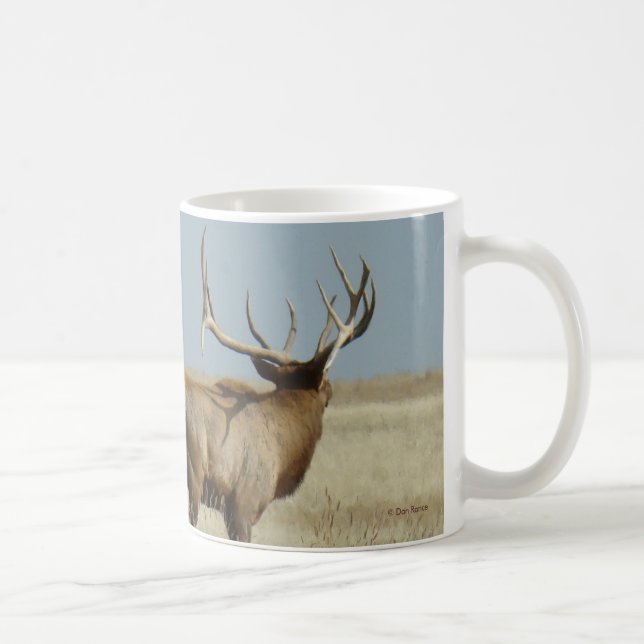 Taza De Café Retador de Alce Toro E21 (Derecha)
