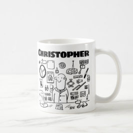 Taza De Café Retenedor de accesorios para automóviles con nombr