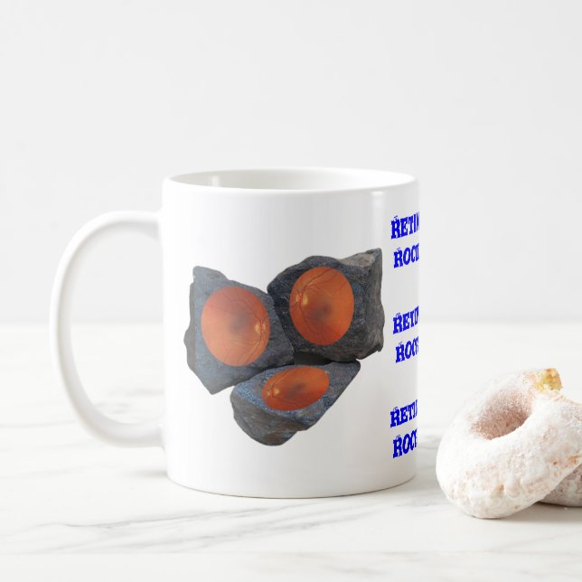 Taza De Café Retina Rocks Mug (Con donut)