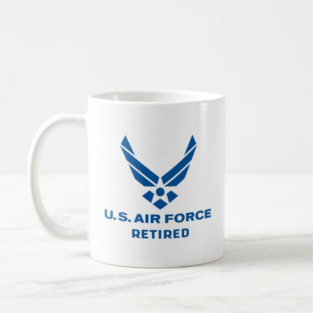 Taza De Café Retirada de la Fuerza Aérea estadounidense (Izquierda)