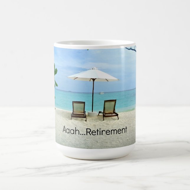 Taza De Café Retirado - Aaah... Jubilación (Centro)