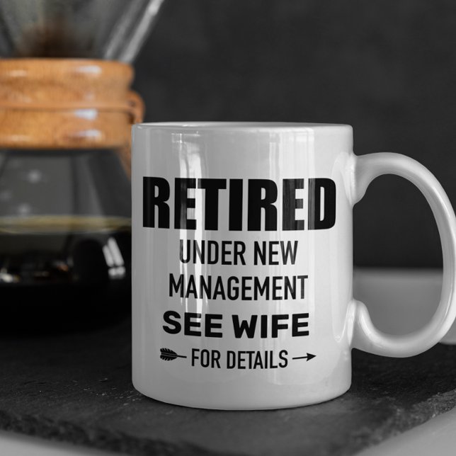 Taza De Café Retirado bajo nueva administración Véase Personali (Subido por el creador)