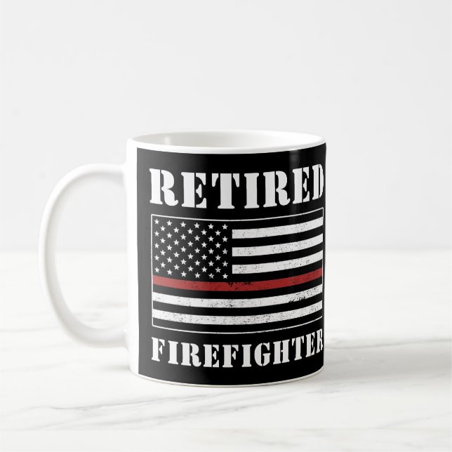 Taza De Café Retirado de bomberos regalos de retiro delgados de (Izquierda)