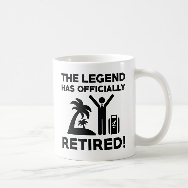 Taza De Café Retirado Oficialmente (Derecha)