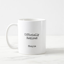 Taza De Café Retirado Oficialmente Personalizado