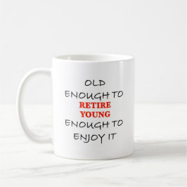Taza De Café Retire los jóvenes