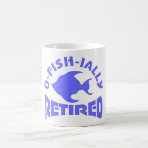 Taza De Café retiro bonito de un pescador
