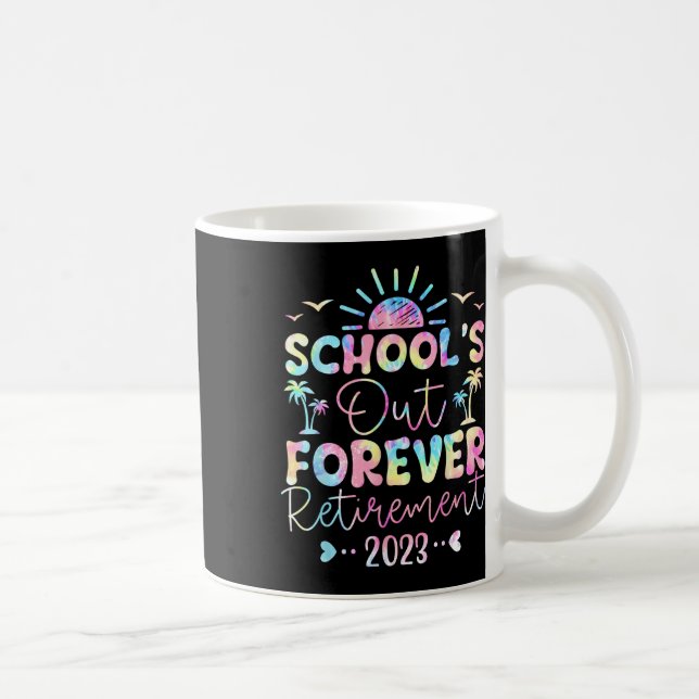 Taza De Café Retiro de profesor jubilado de escuela de tinte (Derecha)