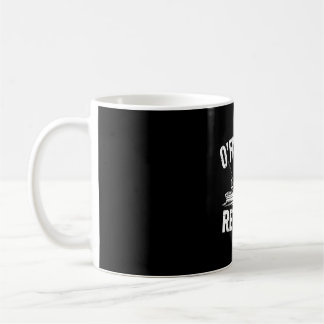 Taza De Café Retiro divertido de pesca retirado oficialmente