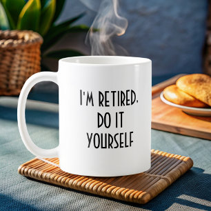 Taza De Café retiro simple y gracioso