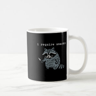 Taza De Café Reto Raccoon Snacks
