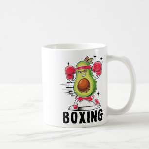 Taza De Café Retorno de aguacate Boxeo Alimentos Vegetarianos S