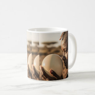 Taza De Café Retrato africano con alma