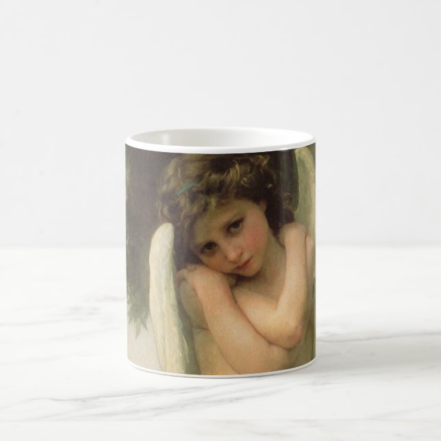Taza De Café Retrato Ángel Cupido (Cupidón) por Bouguereau (Centro)