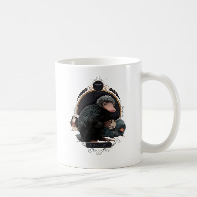 Taza De Café Retrato Art Nouveau de NIFFLER™s (Derecha)
