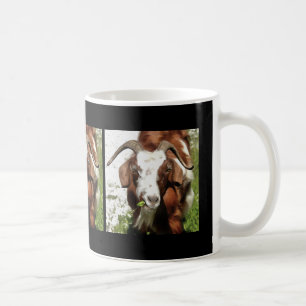 Taza De Café Retrato Artístico De Una Cabra Que Alardea