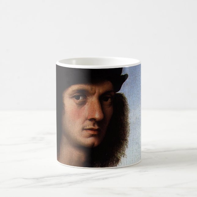 Taza De Café Retrato de Agnolo Doni por Raphael Sanzio (Centro)
