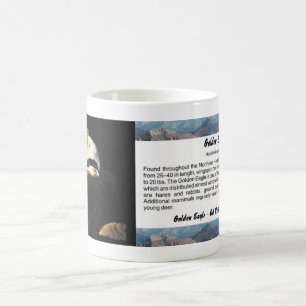 Taza De Café Retrato de águila dorada