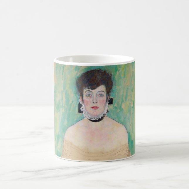 Taza De Café Retrato de Amalie Zuckerkandl por Gustav Klimt (Centro)
