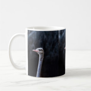 Taza De Café retrato de avestruz