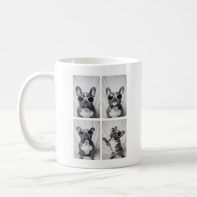 Taza De Café Retrato de Bulldog francés (Izquierda)