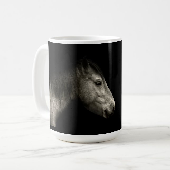 Taza De Café Retrato de caballo (Anverso izquierdo)