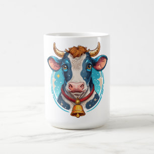 Taza De Café Retrato de cabeza de vaca
