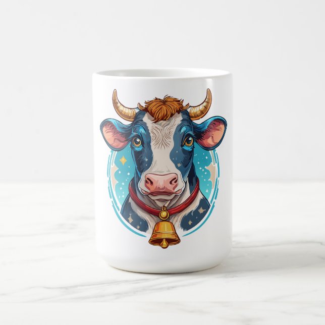 Taza De Café Retrato de cabeza de vaca (Centro)