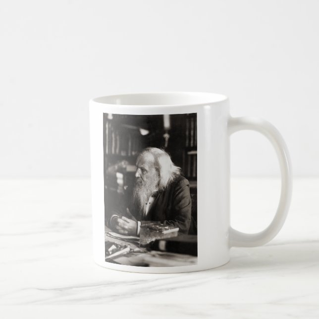 Taza De Café Retrato de Dmitri Ivanovich Mendeleev (Derecha)