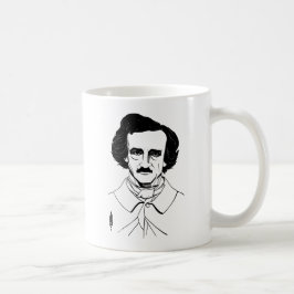Taza De Café Retrato de Edgar Allan Poe
