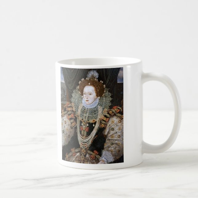 Taza De Café Retrato de Elizabeth I (Derecha)