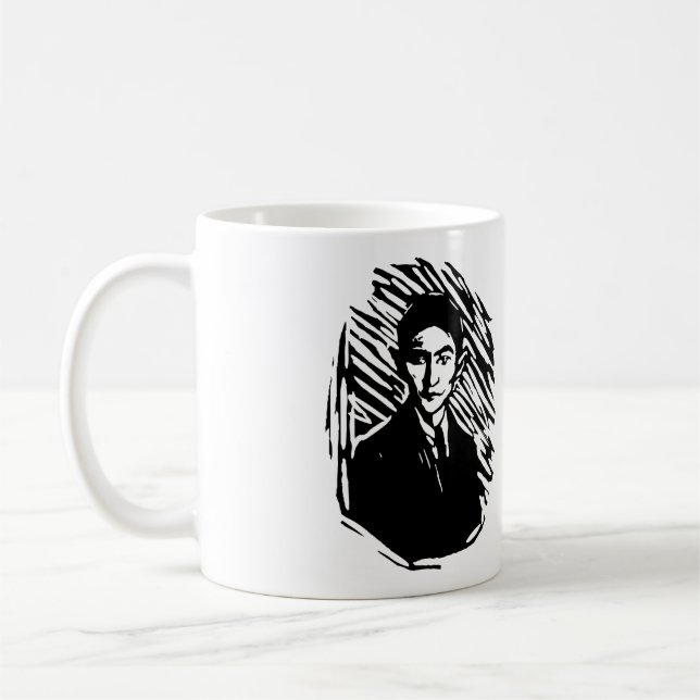 Taza De Café Retrato de Franz Kafka (Izquierda)